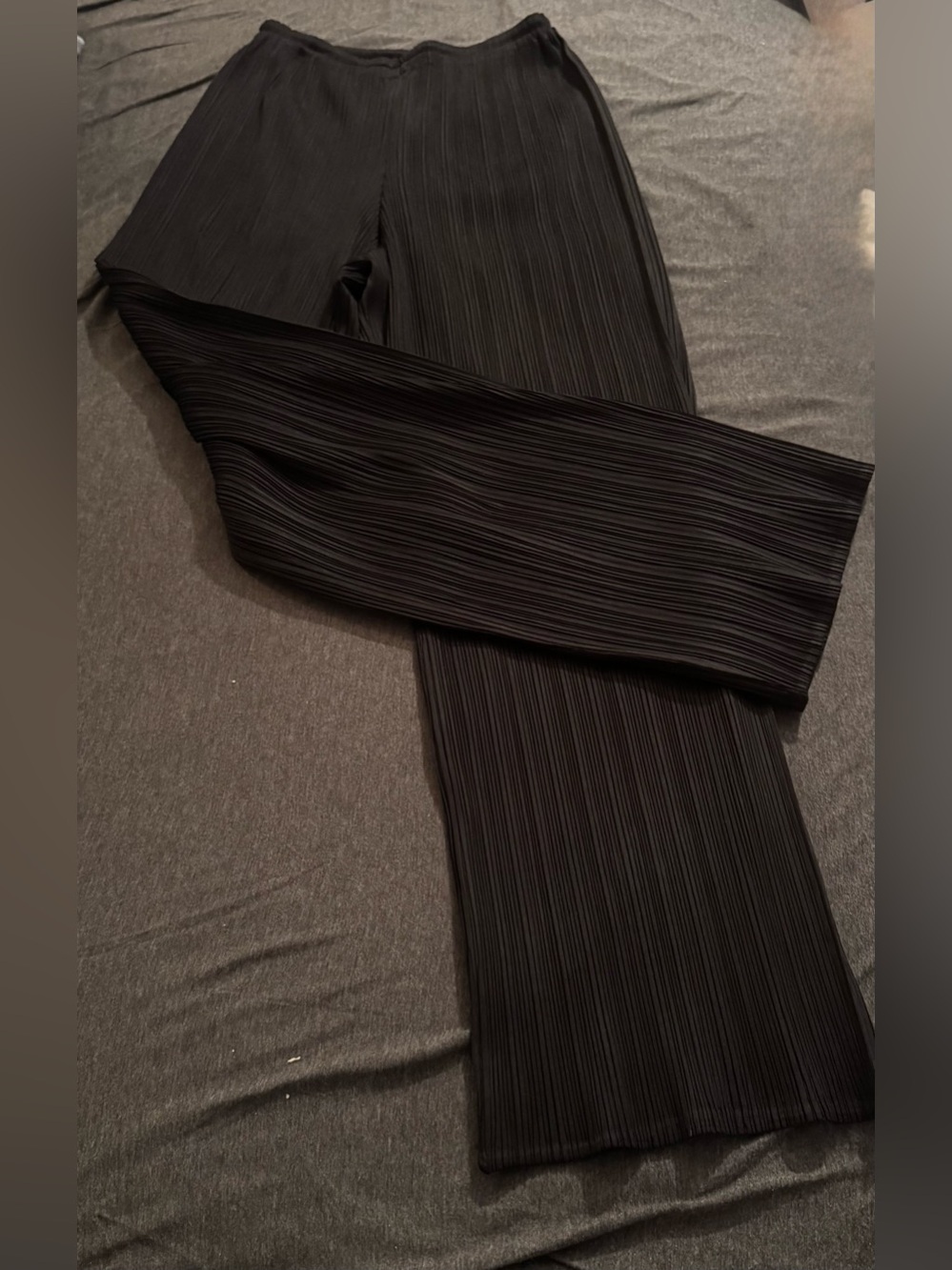 PLEATS PLEASE Women's Pants in Black Size 3